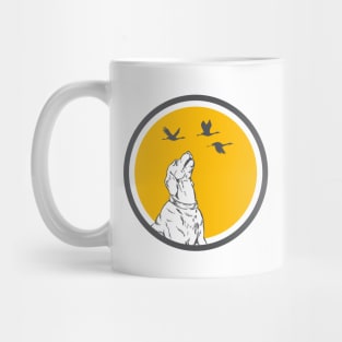 Birdwatcher Pup Design Mug